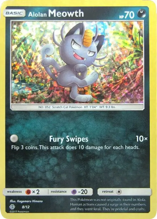Alolan Meowth #8 — 2017 McDonald's Collection