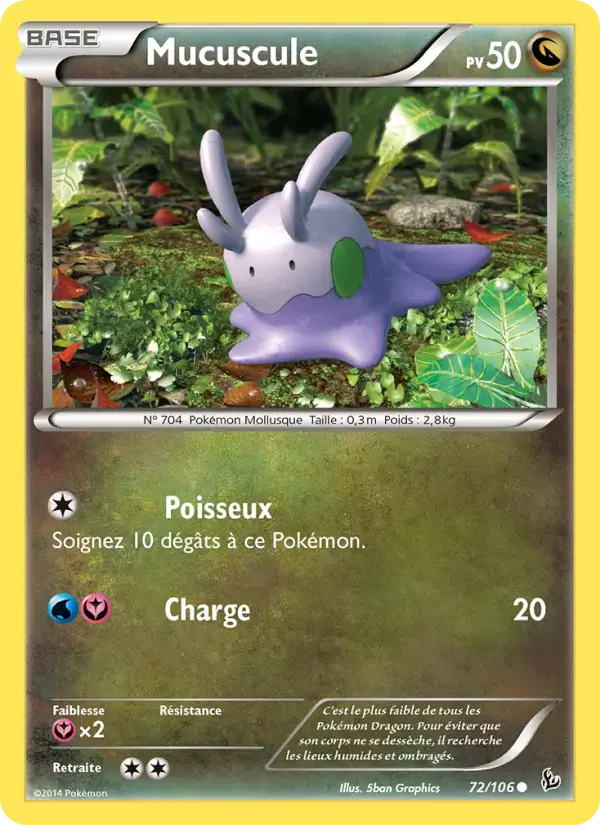 Carte Pokémon Mucuscule #72 — Étincelles