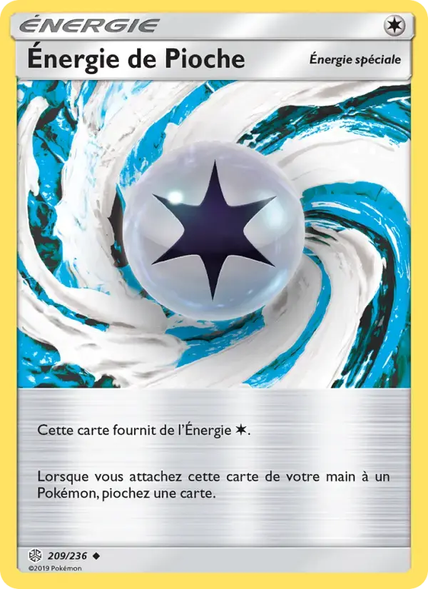 Carte Pokémon Énergie de Pioche #209 — Éclipse Cosmique