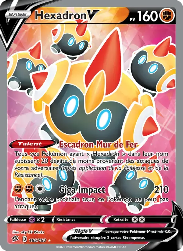 Carte Pokémon Hexadron V #185 — Clash des Rebelles