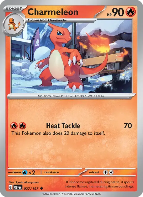 Charmeleon #027 — Obsidian Flames