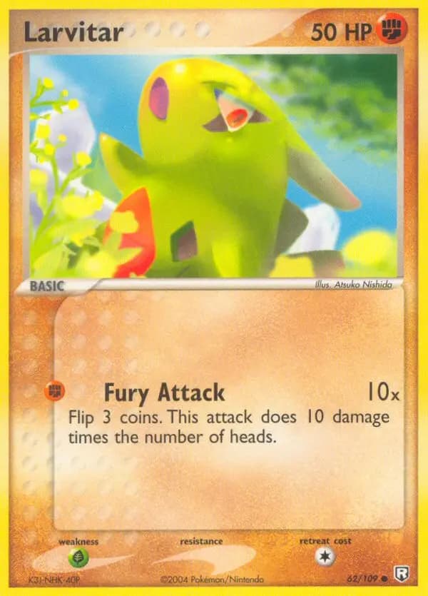 Larvitar #62 — EX Team Rocket Returns