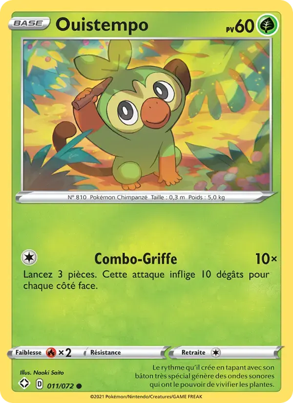 Carte Pokémon Ouistempo #11 — Destinées Radieuses