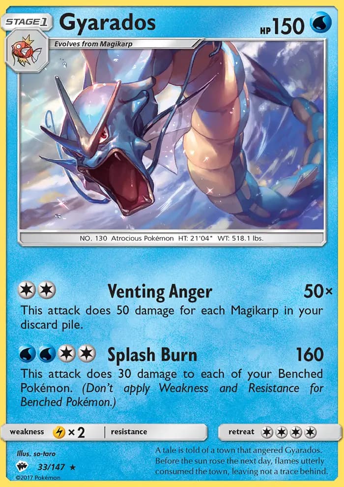 Gyarados #33 — Burning Shadows