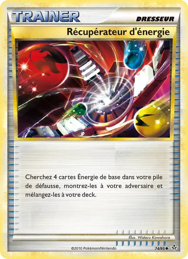 Carte Pokémon Récupérateur d’énergie #74 — Déchaînement