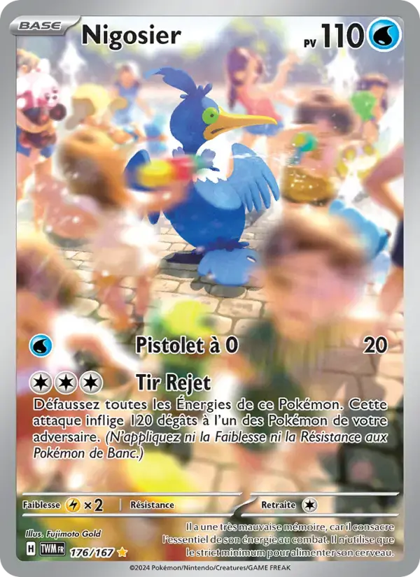 Carte Pokémon Nigosier #176 — Mascarade Crépusculaire