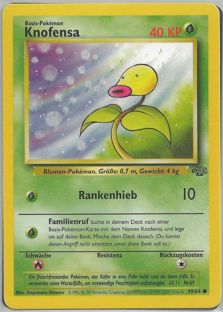 Carte Pokémon Chétiflor #49 — Jungle