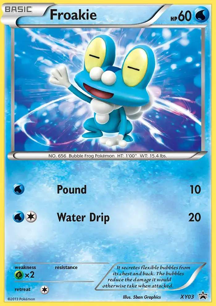 Carte Pokémon Froakie #XY03 — Promos X&Y