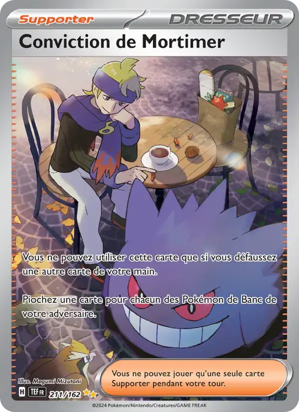 Carte Pokémon Conviction de Mortimer #211 — Forces Temporelles