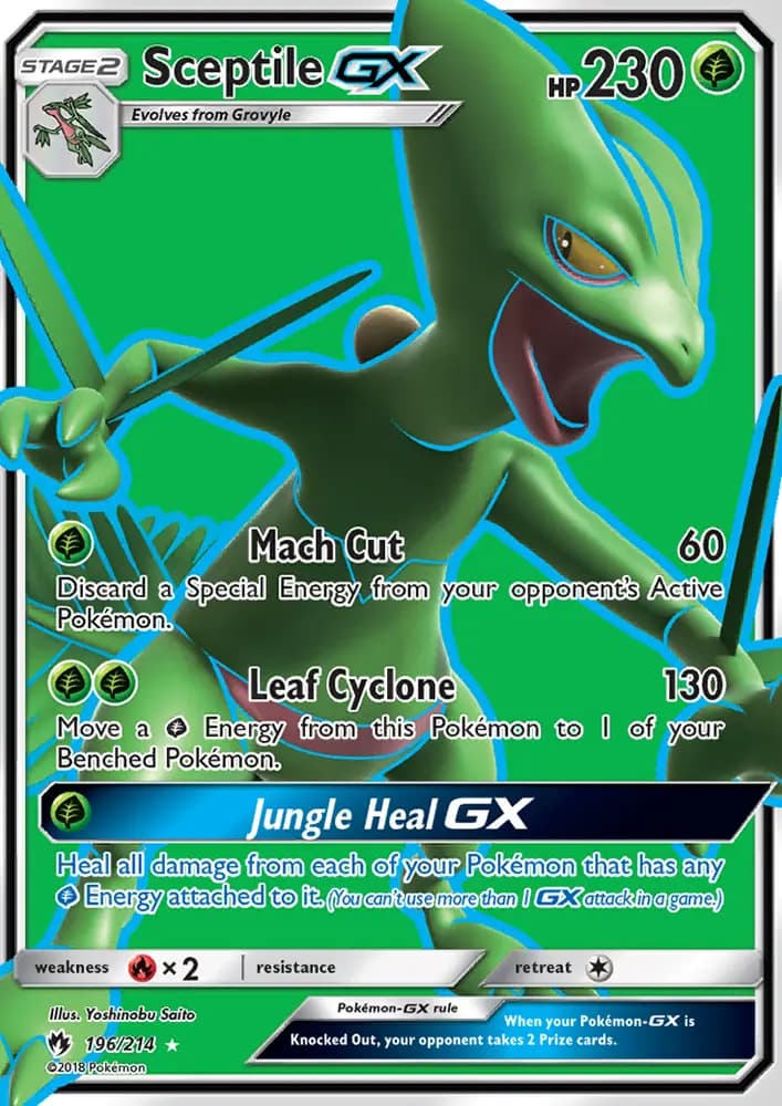 Sceptile GX #196 — Lost Thunder