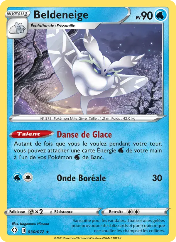 Carte Pokémon Beldeneige #30 — Destinées Radieuses