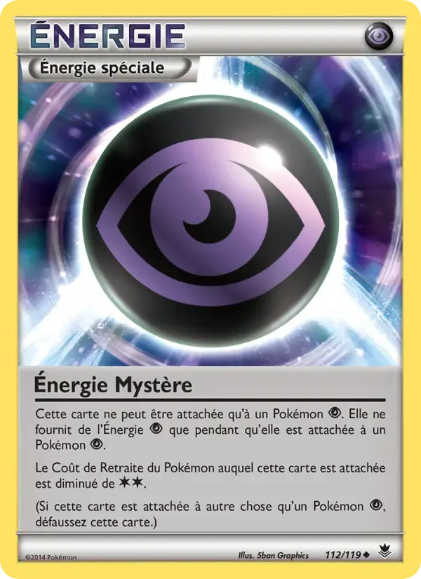 Carte Pokémon Énergie Mystère #112 — Vigueur Spectrale