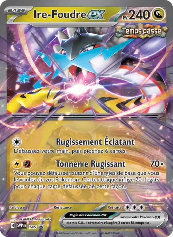 Carte Pokémon Ire-Foudre-ex #145 — Promos Écarlate et Violet