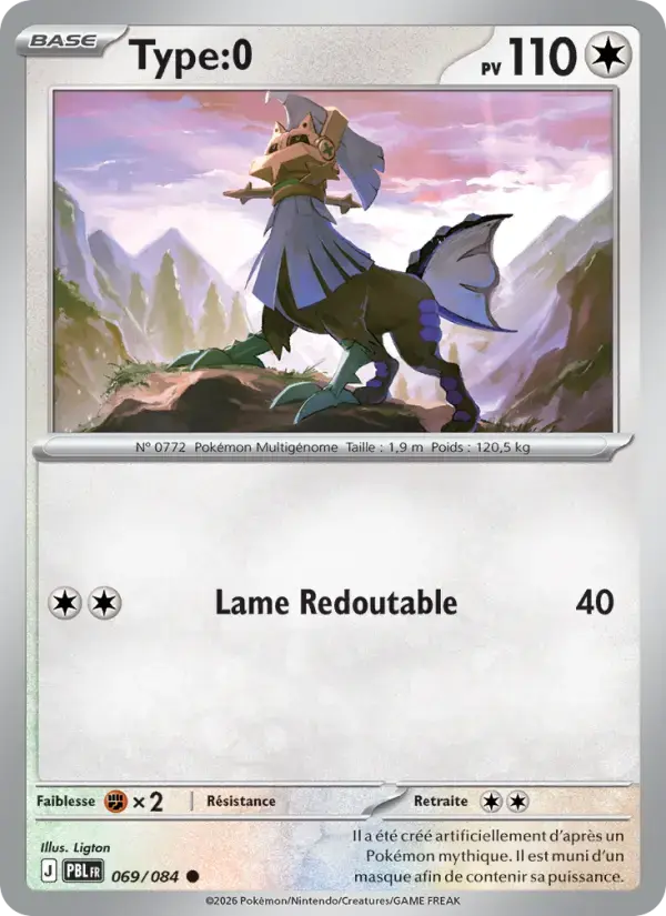 Carte Pokémon Type:0 #069 — Nuit Noire