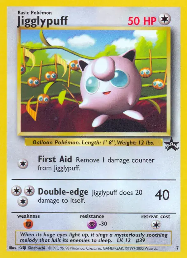 Carte Pokémon Rondoudou #7 — Promos Wizards