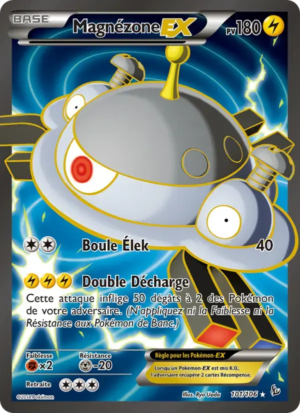 Carte Pokémon Magnézone EX #101 — Étincelles