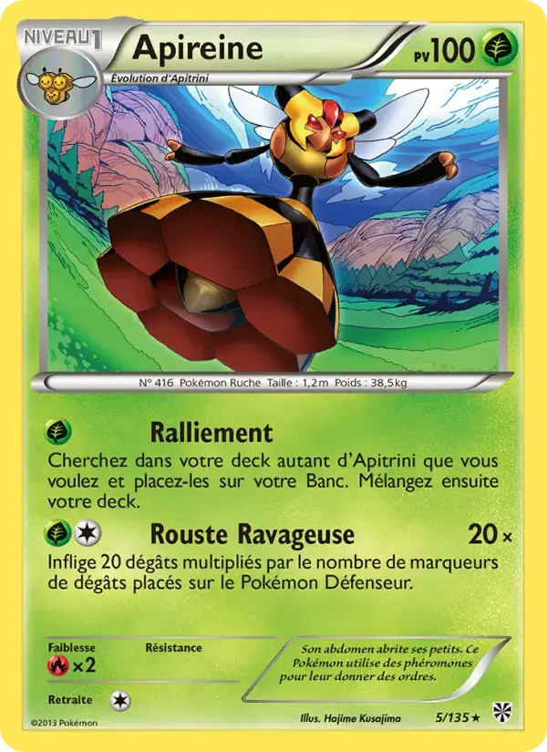 Carte Pokémon Apireine #5 — Tempête Plasma