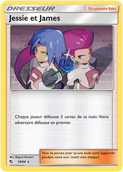Carte Pokémon Jessie et James #58 — Destinées Occultes