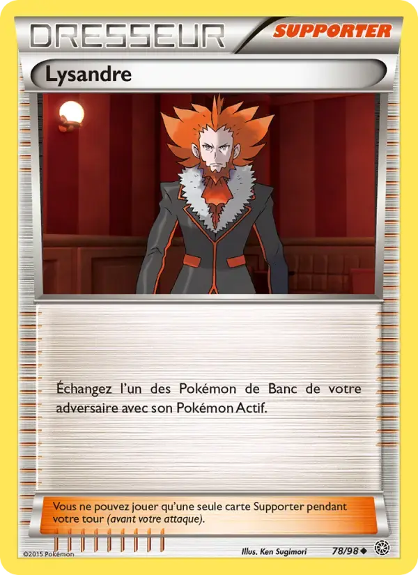 Carte Pokémon Lysandre #78 — Origines Antiques