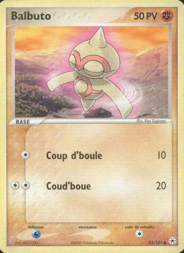 Carte Pokémon Balbuto #53 — Légendes Oubliées