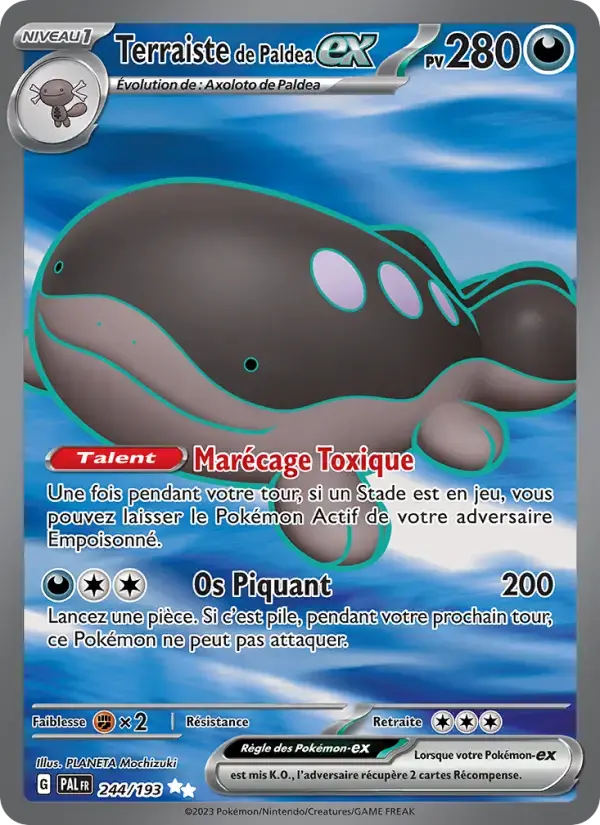 Carte Pokémon Terraiste de Paldea-ex #244 — Évolutions à Paldea