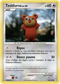 Carte Pokémon Teddiursa #105 — Trésors Mystérieux