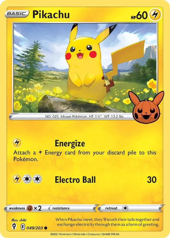 Pikachu #049 — Trick or Trade BOOster Bundle 2022