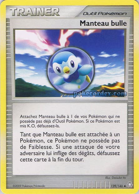 Carte Pokémon Manteau bulle #129 — Éveil des Légendes