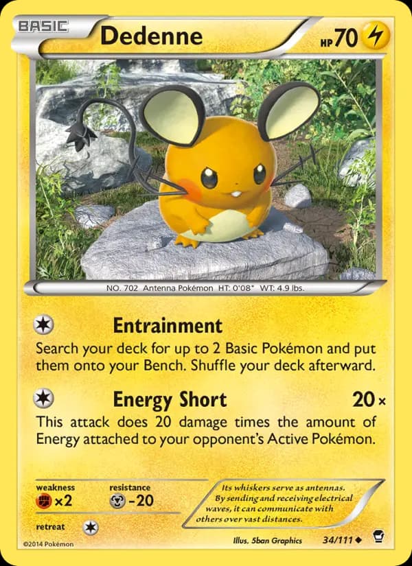 Dedenne #34 — Furious Fists