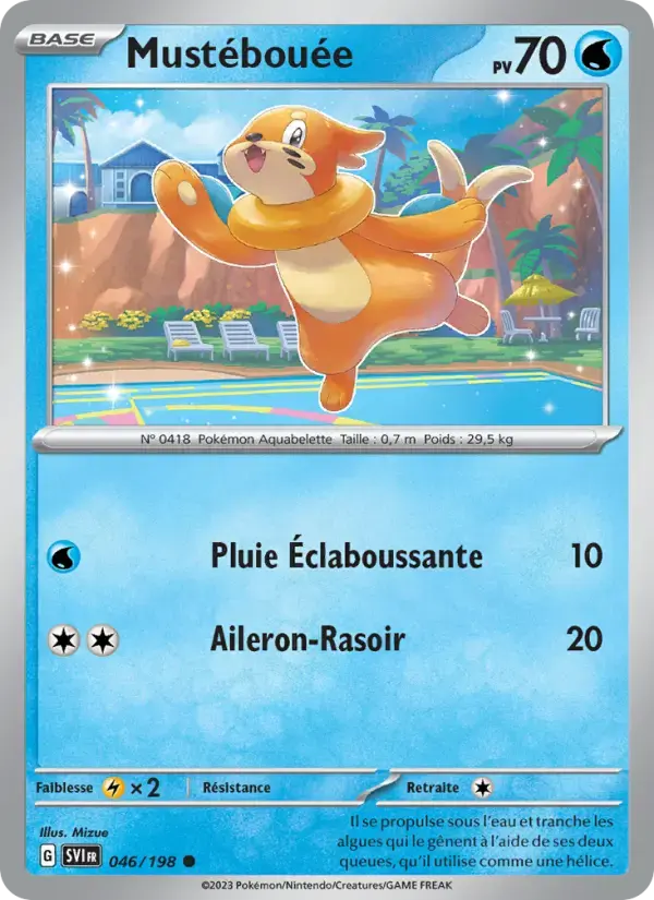 Carte Pokémon Mustébouée #046 — Écarlate et Violet