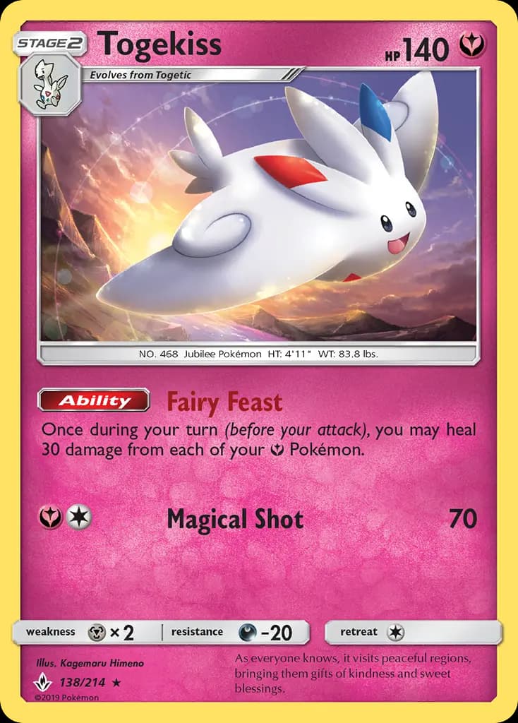 Togekiss #138 — Unbroken Bonds