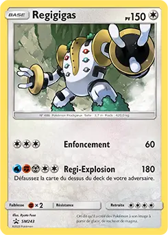 Carte Pokémon Regigigas #SM243 — Promos Soleil et Lune