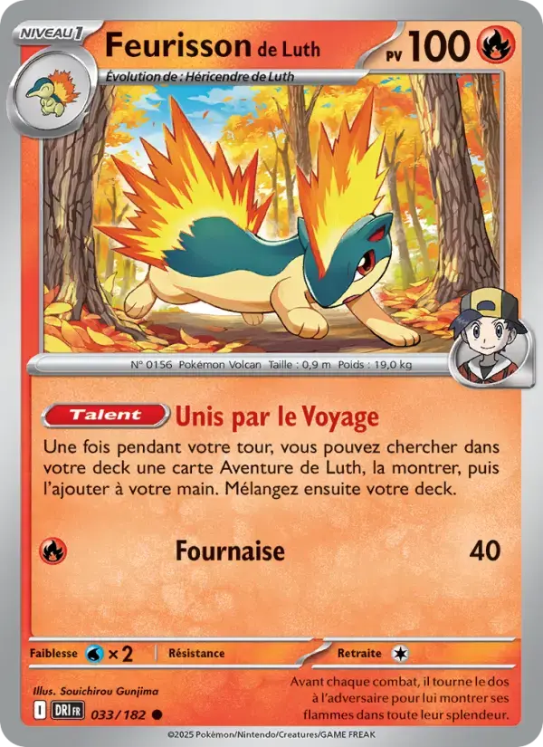 Carte Pokémon Feurisson de Luth #033 — Rivalités Destinées