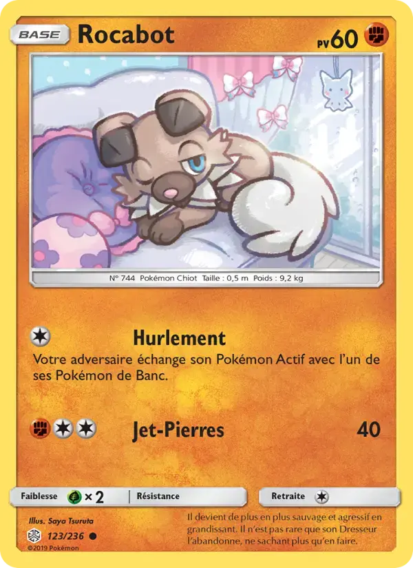 Carte Pokémon Rocabot #123 — Éclipse Cosmique