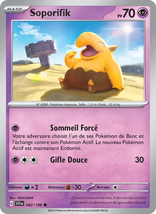 Carte Pokémon Soporifik #082 — Écarlate et Violet