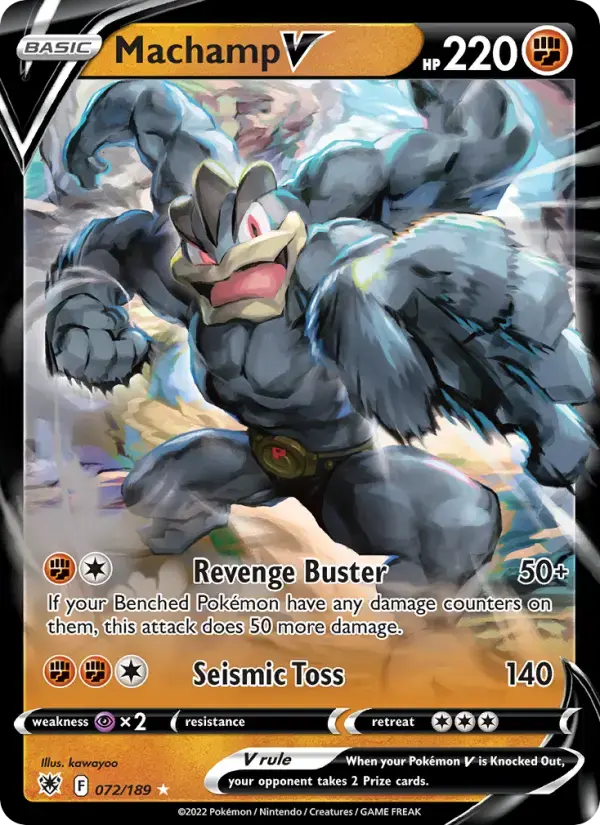 Machamp V #072 — Astral Radiance