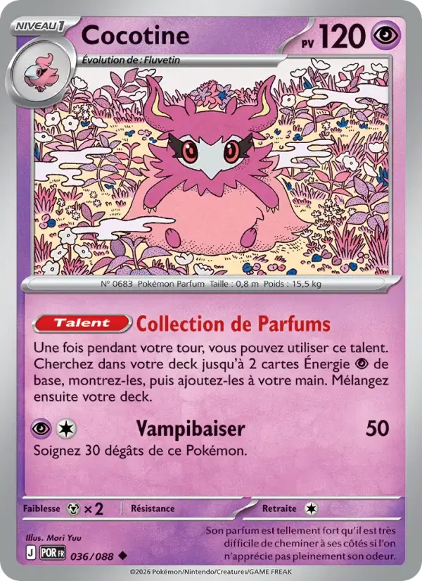 Carte Pokémon Cocotine #036 — Équilibre Parfait