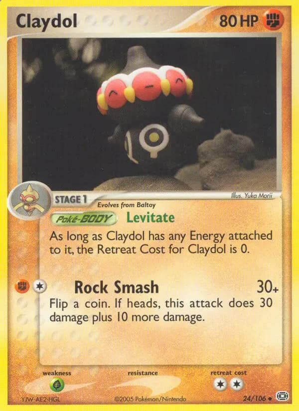 Claydol #24 — Emerald