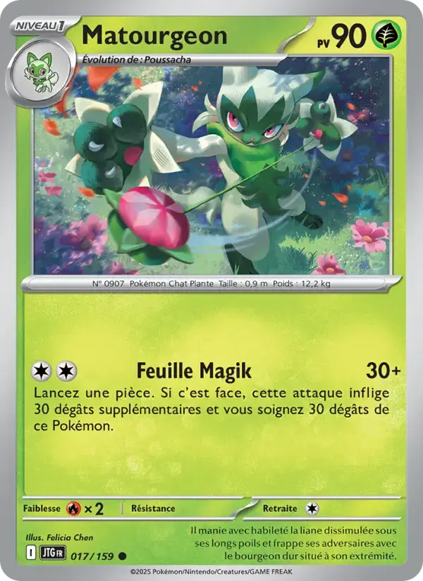 Carte Pokémon Matourgeon #017 — Aventures Ensemble