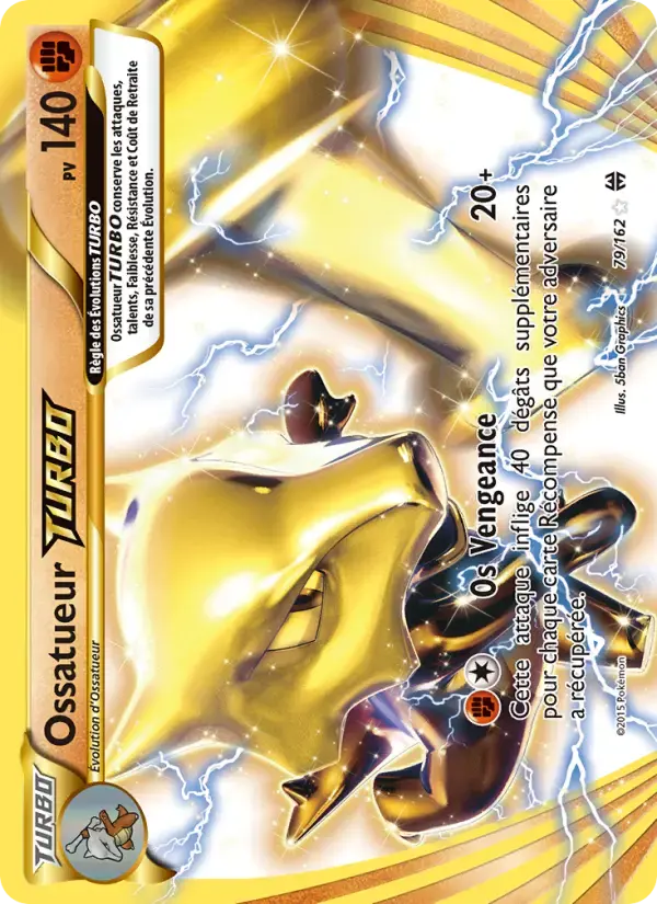 Carte Pokémon Ossatueur TURBO #79 — Impulsion Turbo