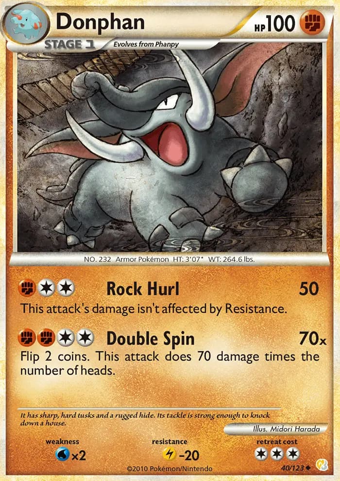 Donphan #40 — HeartGold SoulSilver
