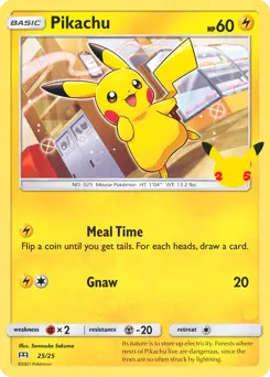 Pikachu #25 — 2021 McDonald's Collection