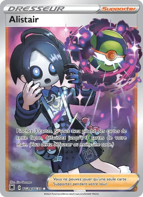 Carte Pokémon Alistair #TG24 — Astres Radieux