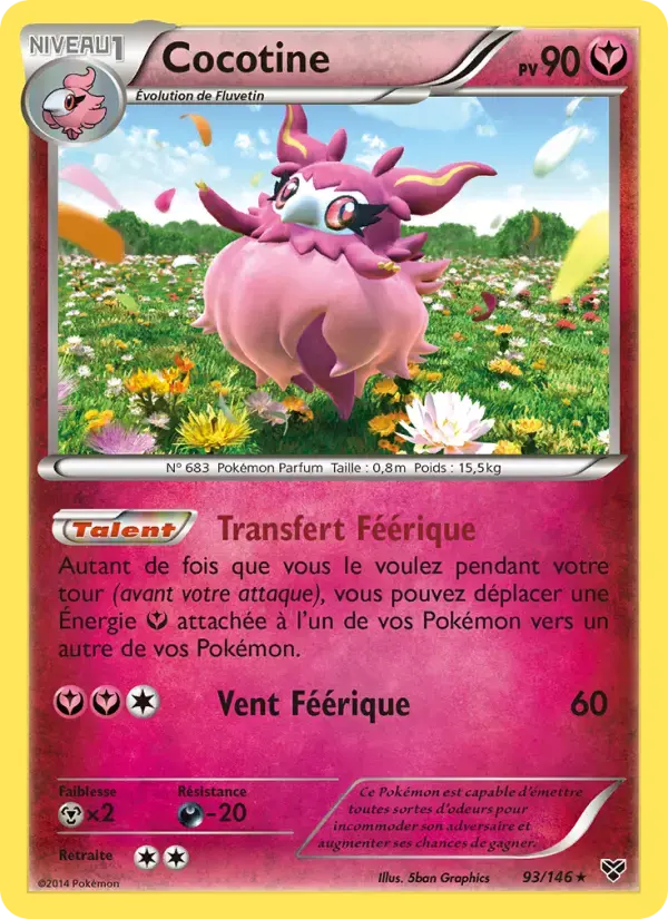Carte Pokémon Cocotine #93 — XY