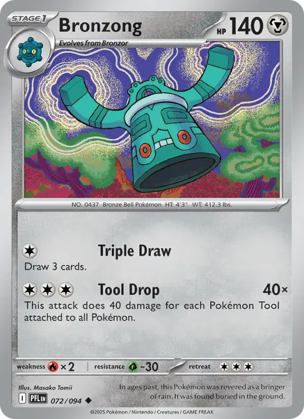 Bronzong #072 — Phantasmal Flames
