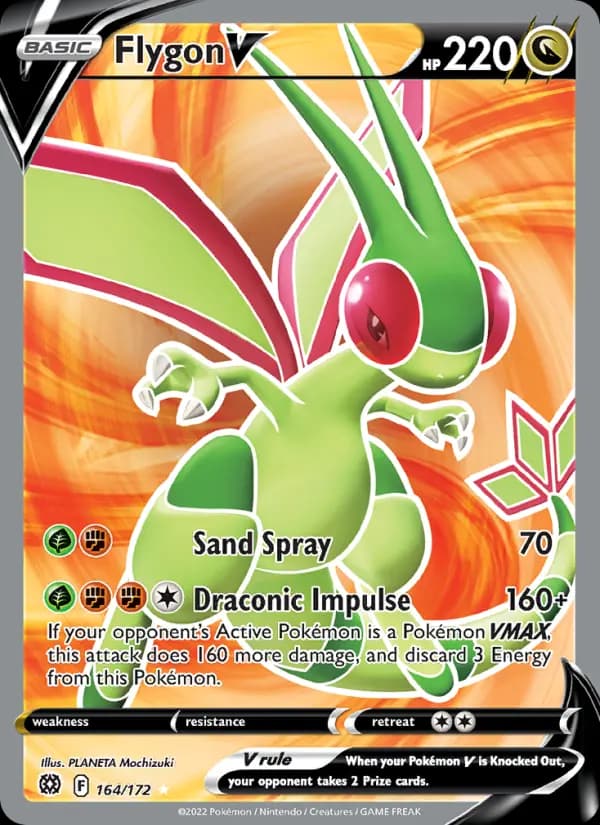 Flygon V #164 — Brilliant Stars