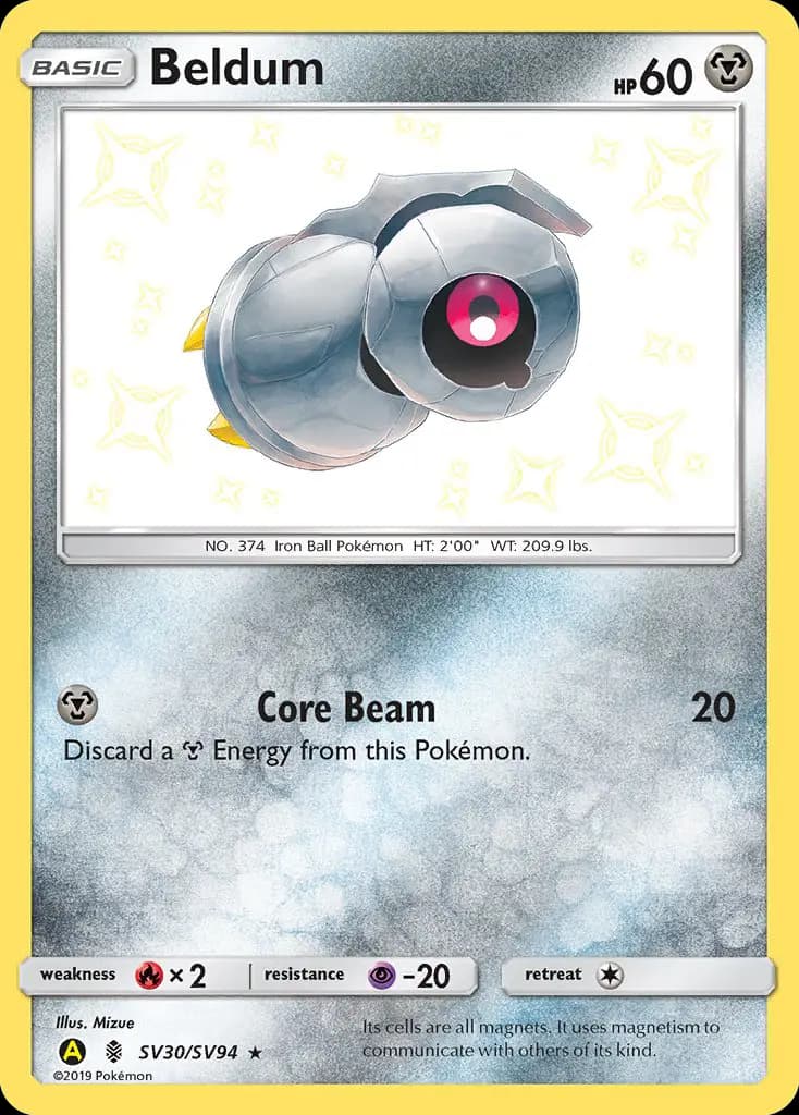 Beldum #SV30 — Hidden Fates