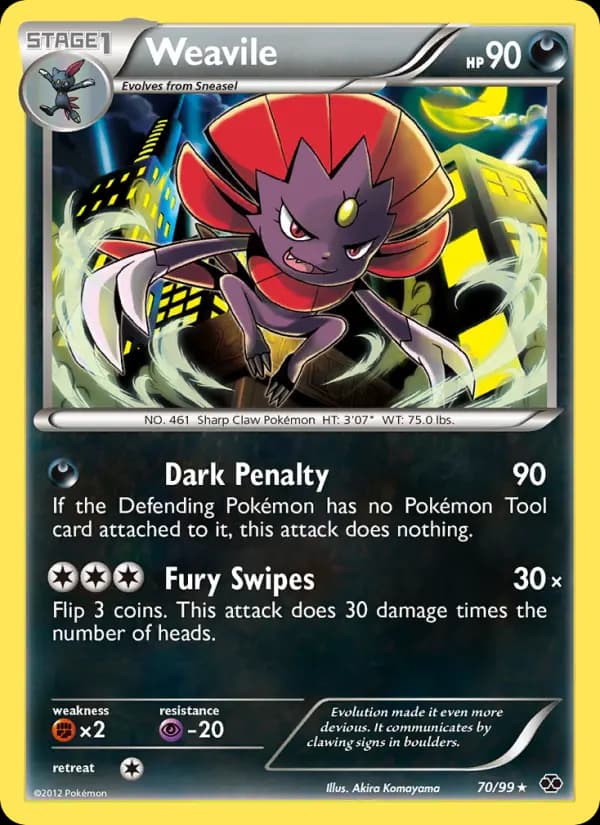 Weavile #70 — Next Destinies