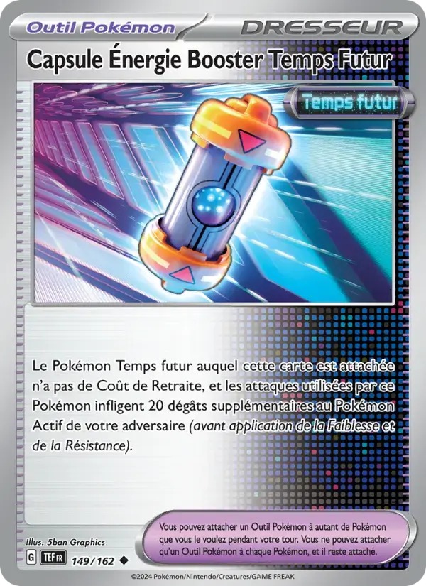 Carte Pokémon Capsule Énergie Booster Temps Futur #149 — Forces Temporelles