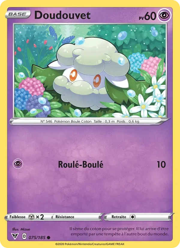 Carte Pokémon Doudouvet #75 — Voltage Éclatant